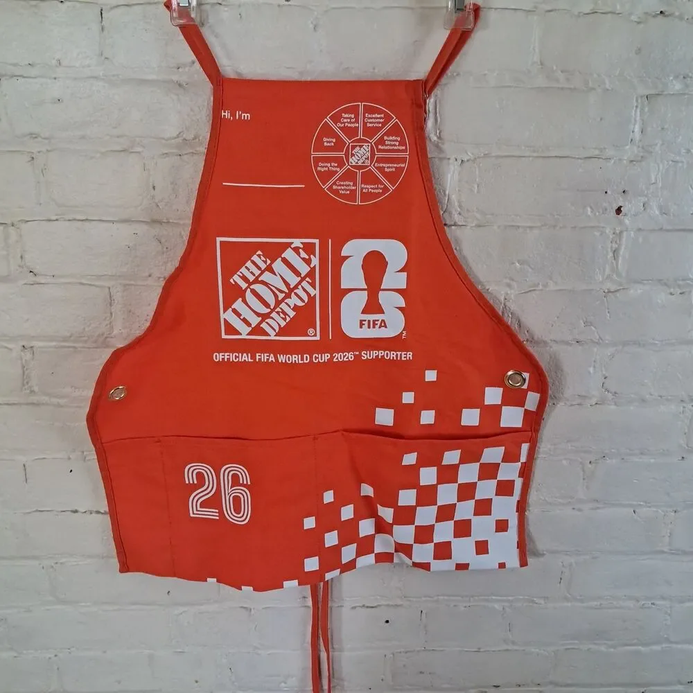 Home Depot FIFA World Cup 2026 Apron Limited Edition S/M New No Tags